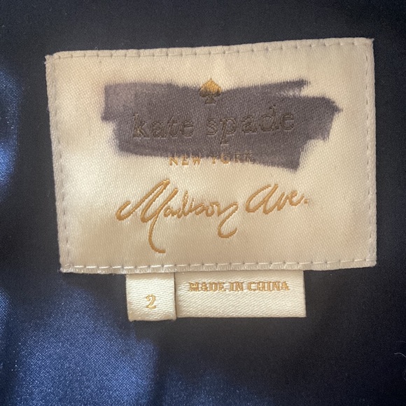 Kate Spade Tweed Blue Mini Dress size 2 - Picture 10 of 11